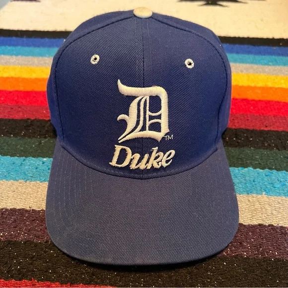 New Era Accessories Vintage New Era Kmg Pro Model Duke Blue